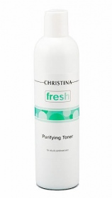 Очищающий тоник для жирной и комбинированной кожи лица с лемонграссом CHRISTINA Fresh Purifying Toner for oily & combination skin, 300 мл, код FRT-O