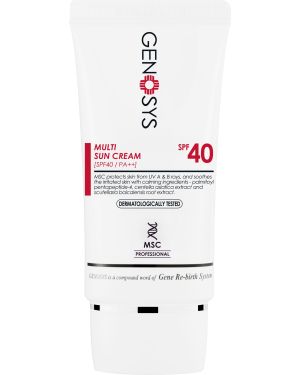 Солнцезащитный мульти крем с пептидами для лица | GENOSYS Multi Sun Cream с SPF 40 PA+