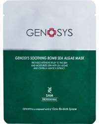 Успокаивающая маска для лица с морскими водорослями | GENOSYS SOOTHING BOMB SEA ALGAE MASK